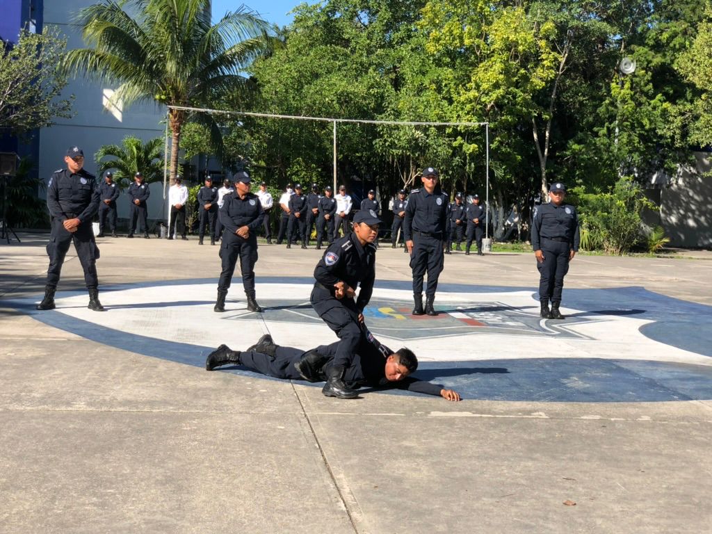 POLICÍAS MUNICIPALES DE BJ RECIBEN CAPACITACIÓN EN EL USO PROPORCIONAL DE LA FUERZA